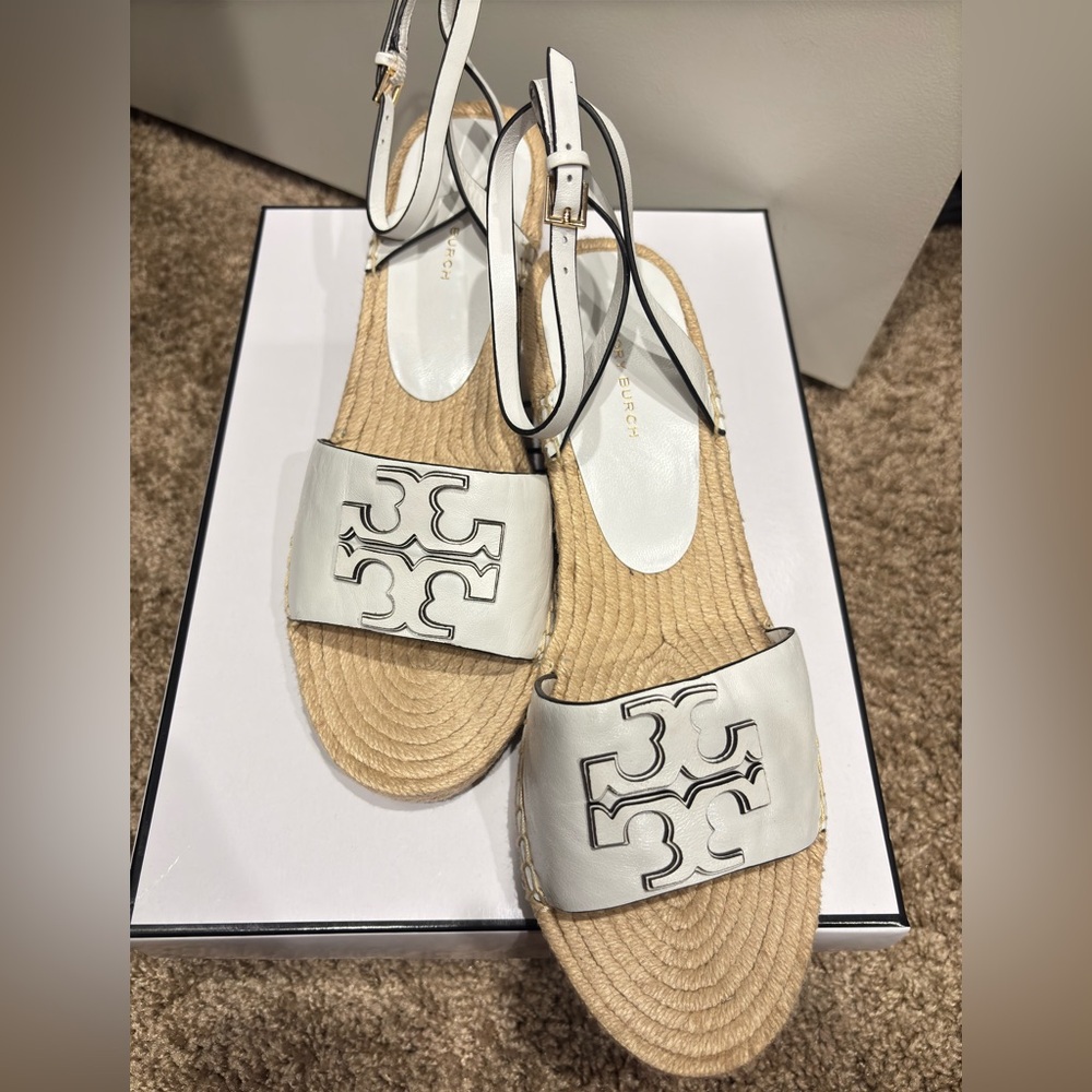 TORY BURCH INES ESPADRILLE WEDGE SANDAL
